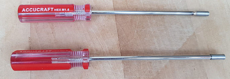 Hex screwdrivers